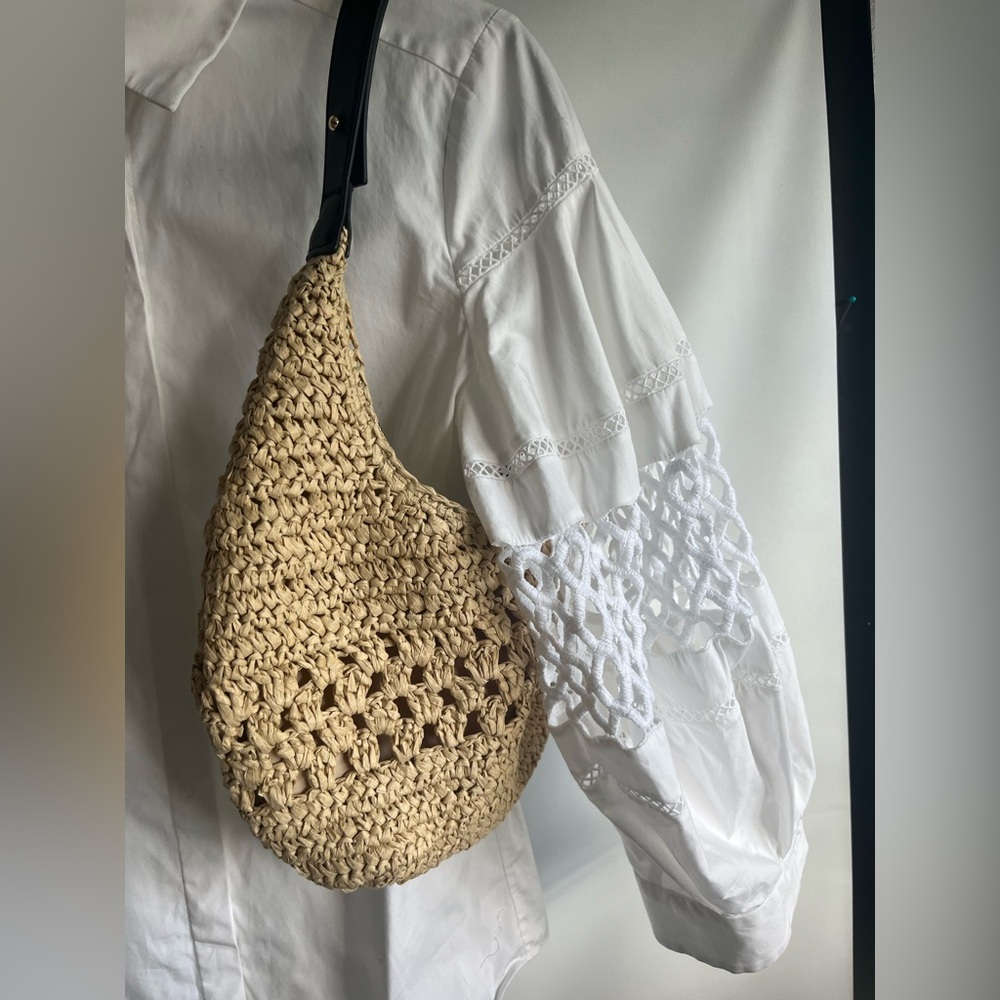 H&M Tan Woven Bag - Picture 8 of 10